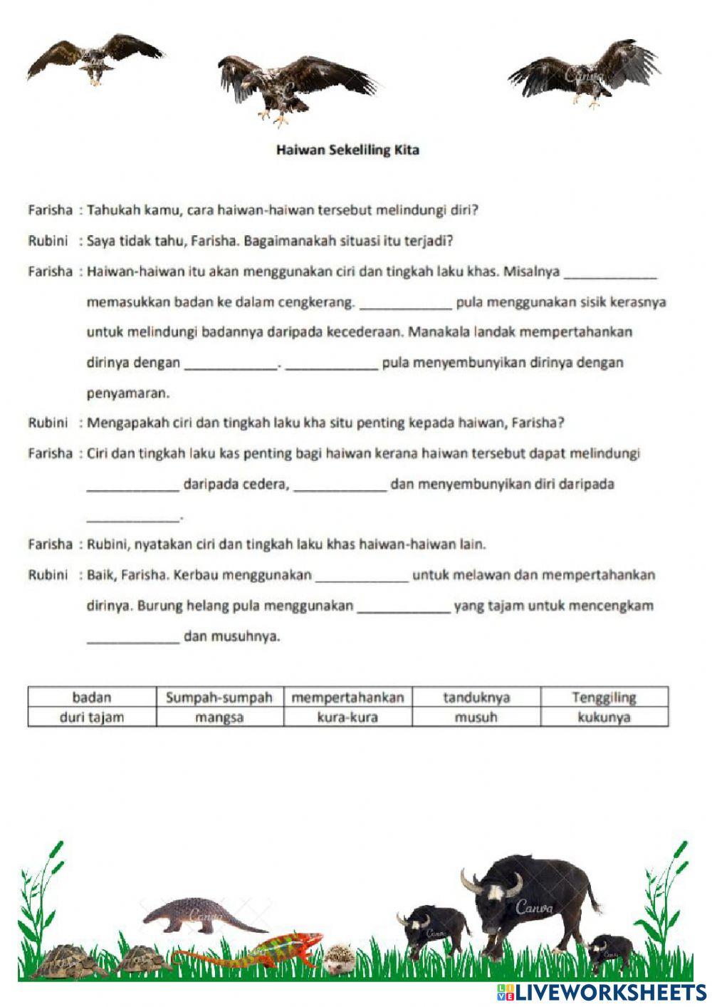 Haiwan sekeliling kita