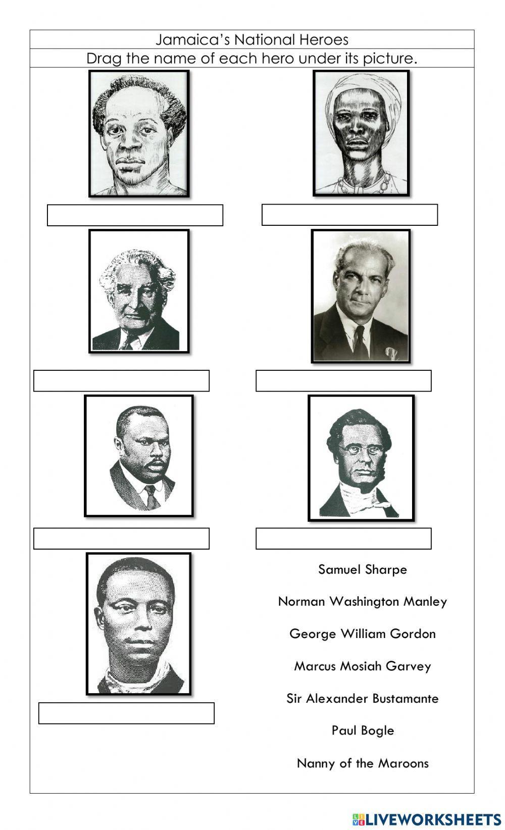 Jamaica's National Heroes Jamaica's National Heroes
