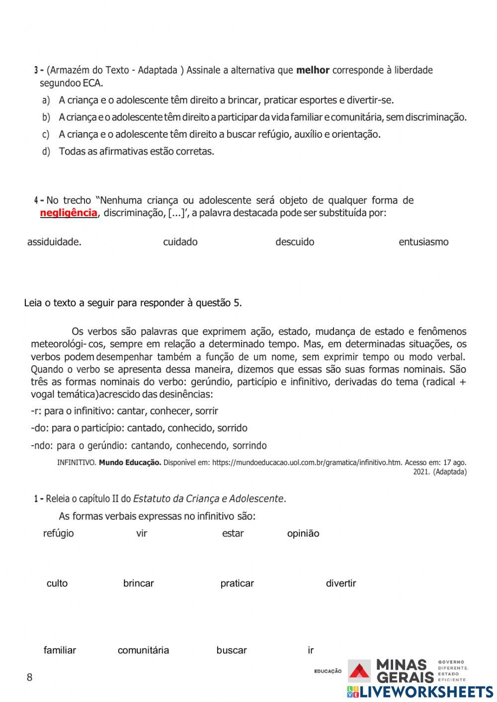 Pet 4 - 9º ano - semana 2