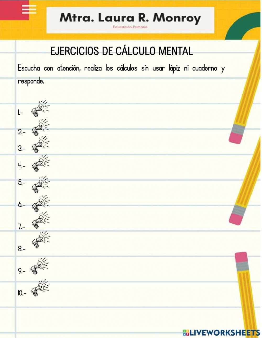 Cálculo mental