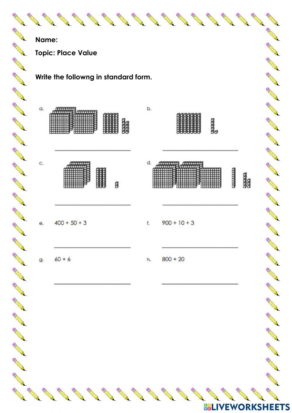Place Value - Hundreds Period