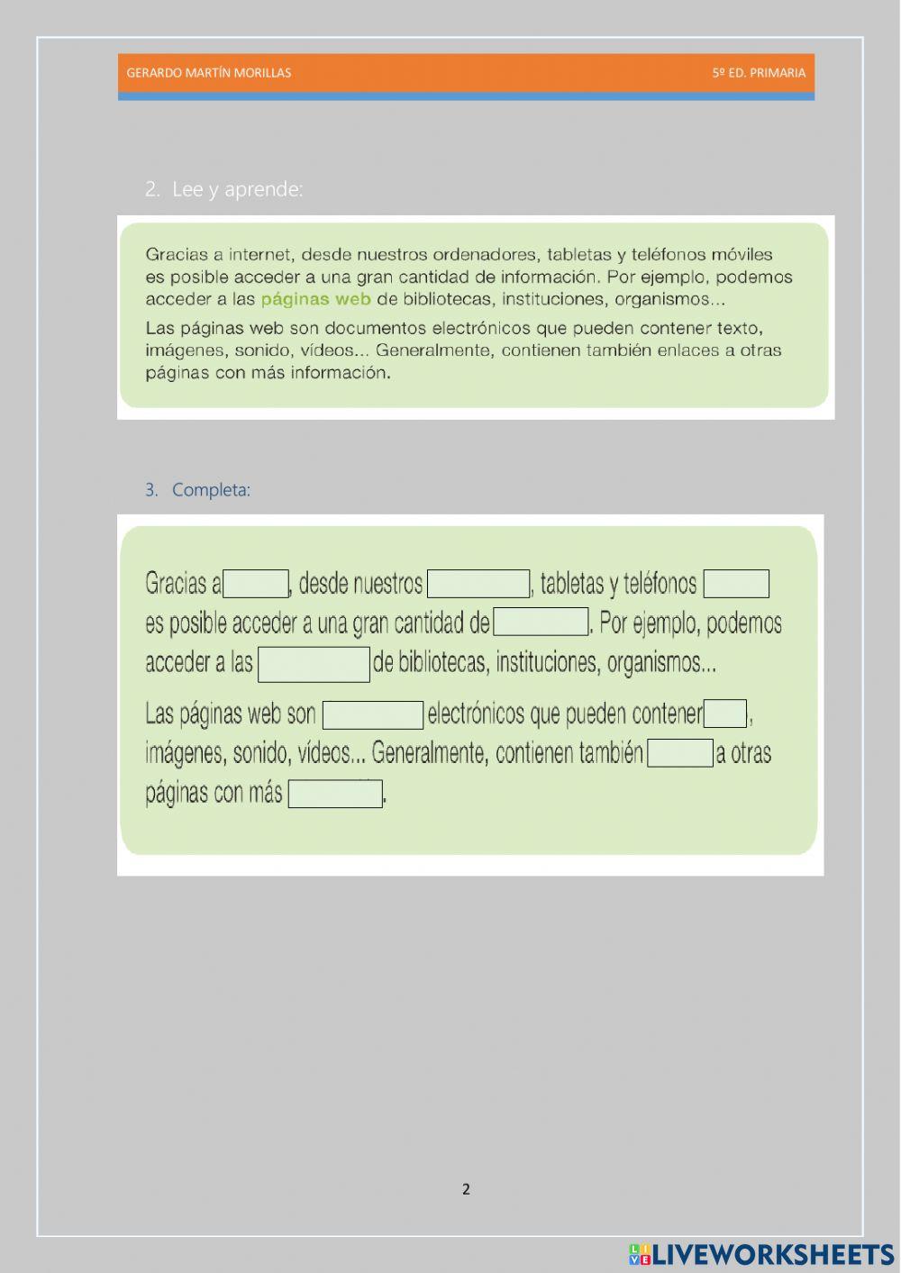 Competencia lectora. Tarea 4.