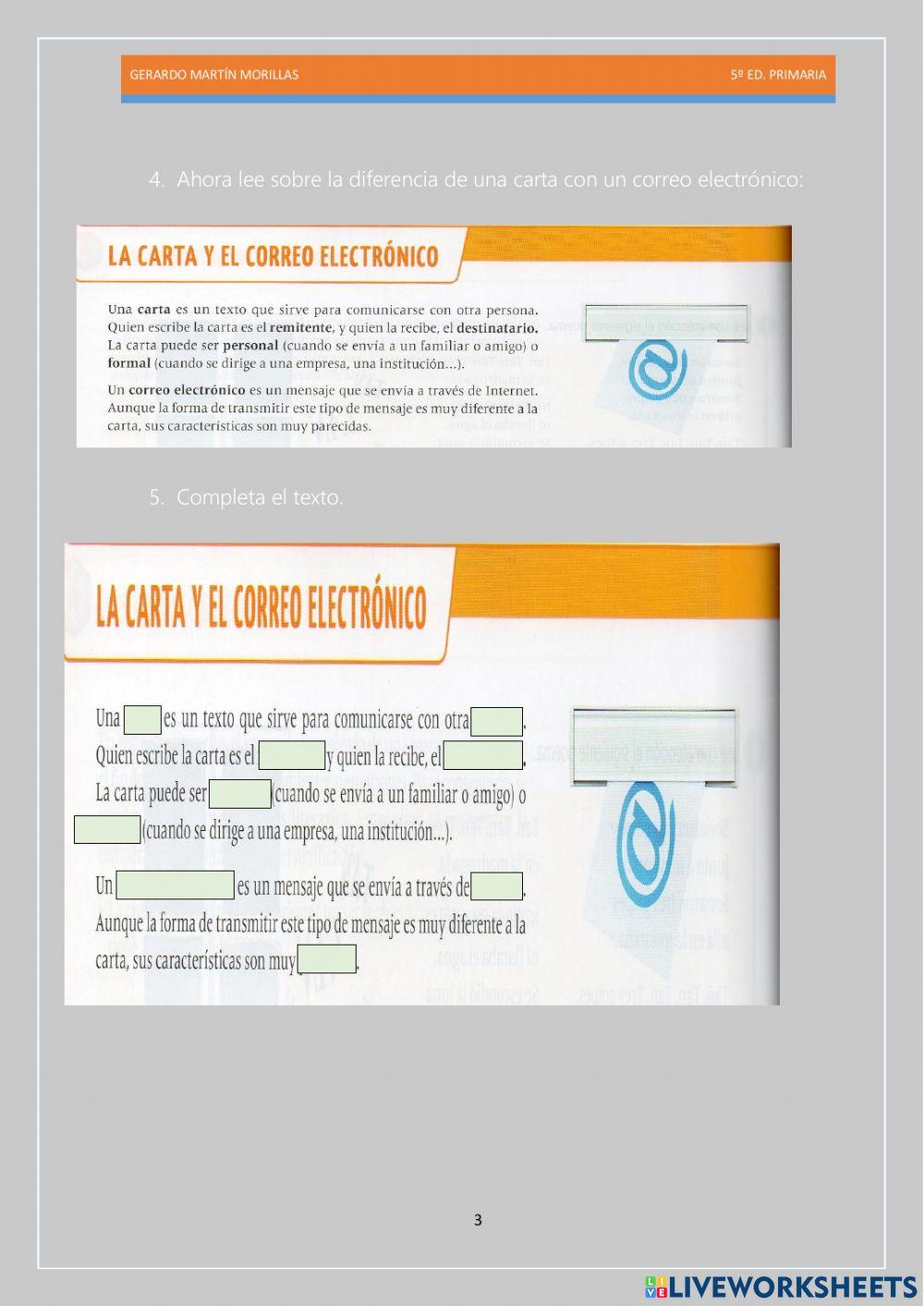 Competencia lectora. Tarea 4.