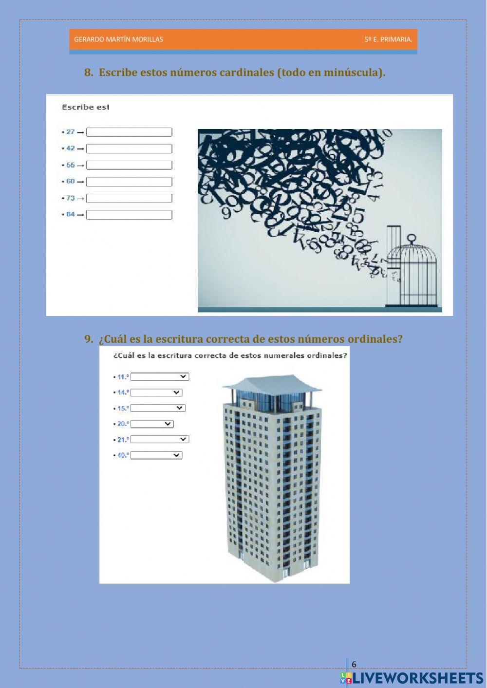 Taller de gramática. Ficha 2.