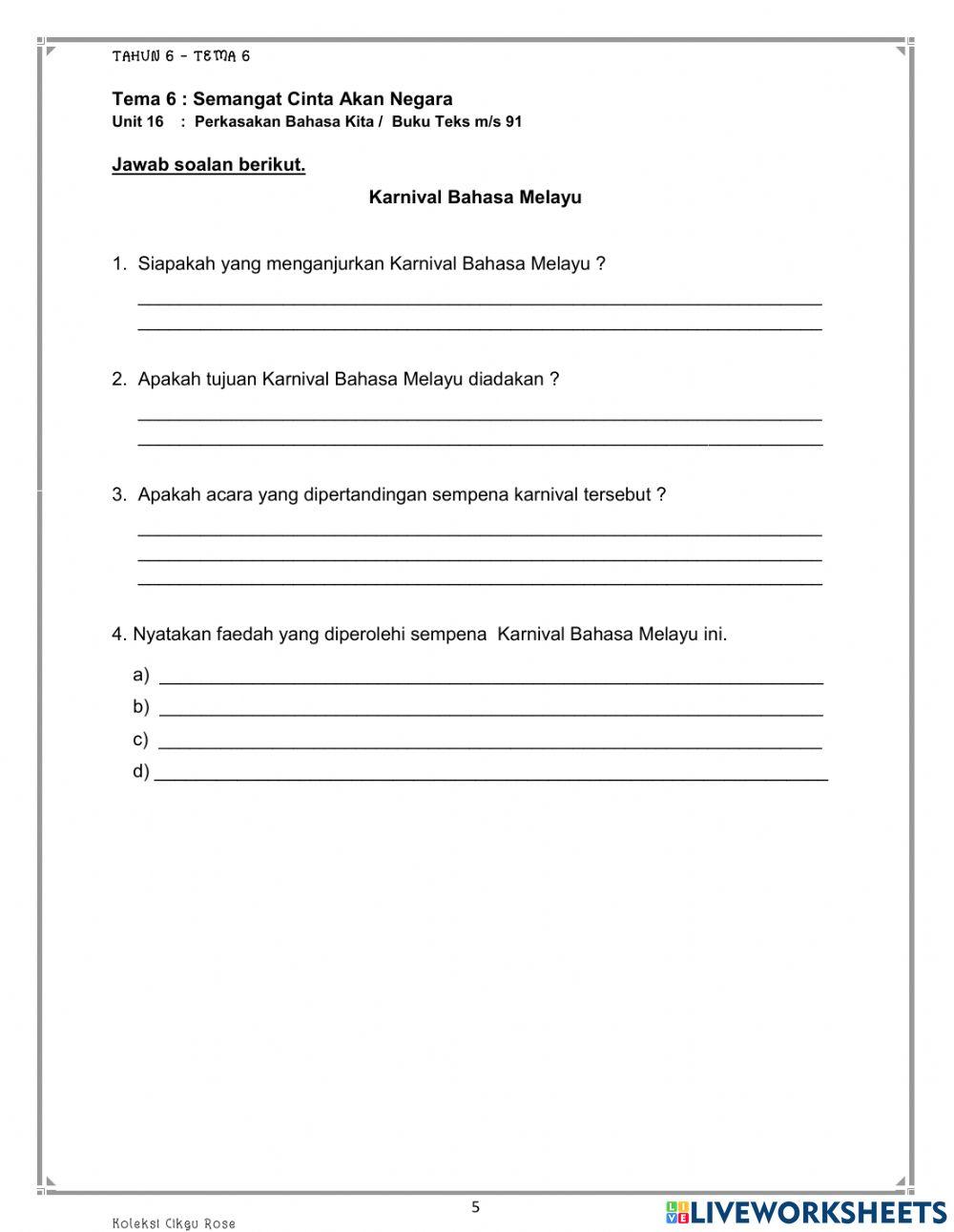 Karnival Bahasa Melayu