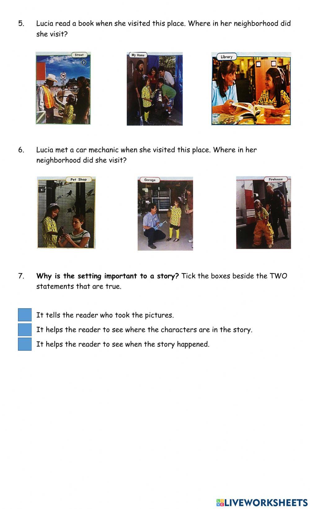 Story Element - Setting