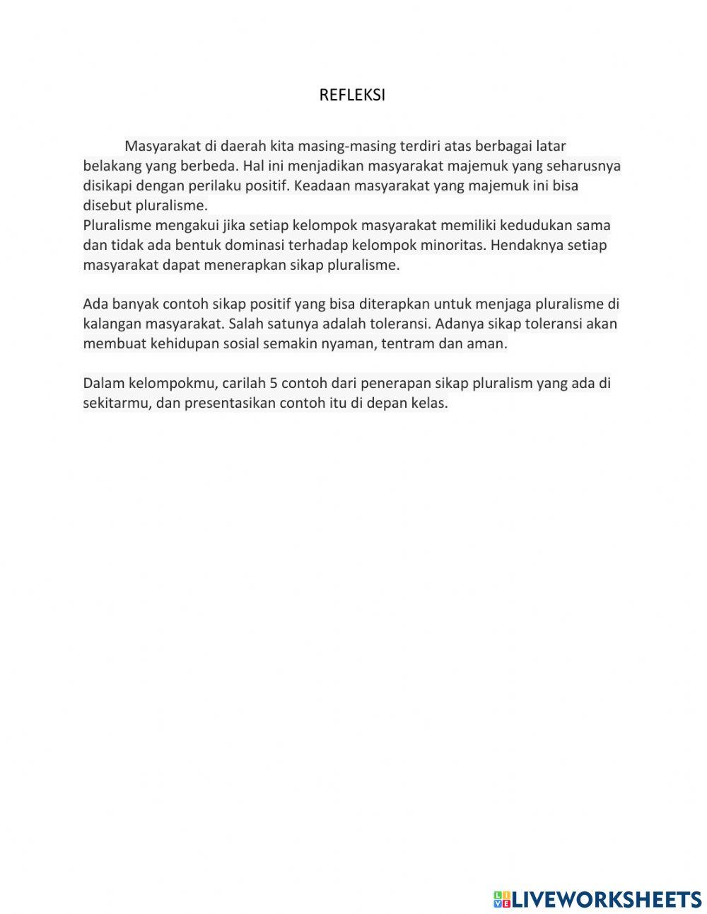 Pluralitas Masyarakat Indonesia