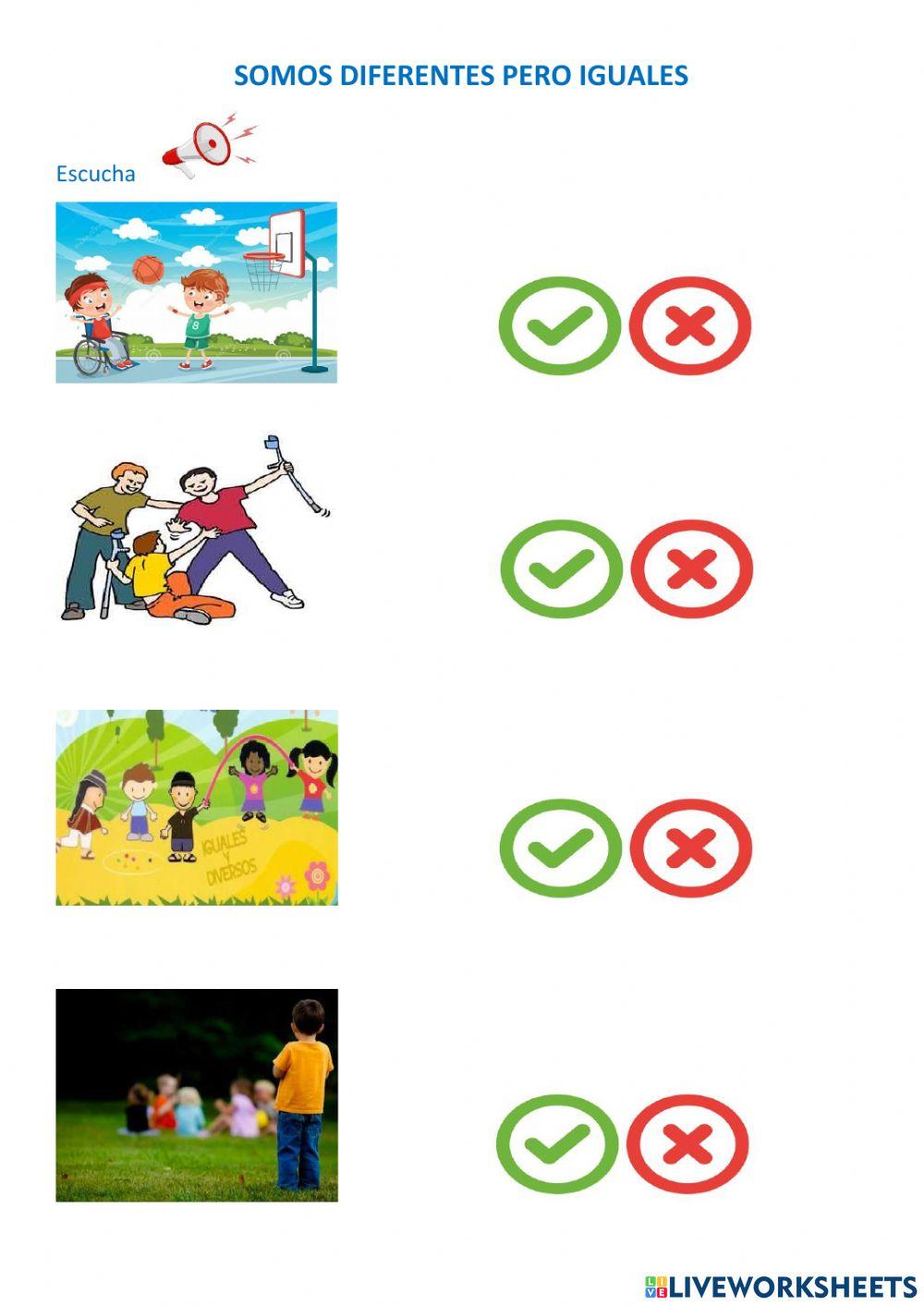 Diferentes pero iguales