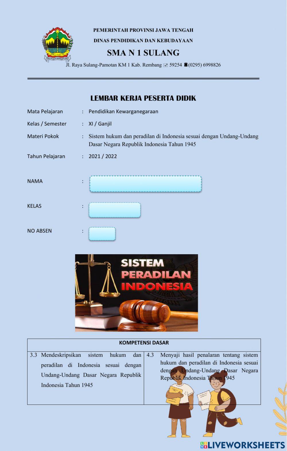 Memahami Sistem Hukum di Indonesia