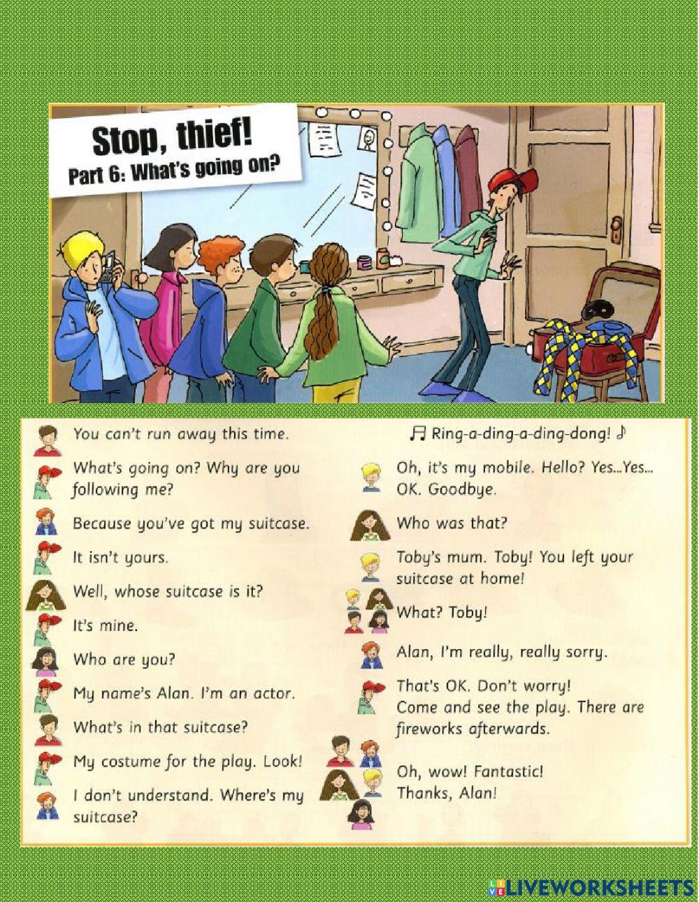 English World 3 - Unit 12 - Speaking