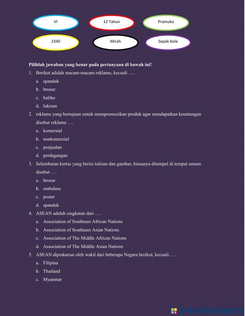 Kuis Tema 5 Sub Tema 1 PB1 PB2 PB3