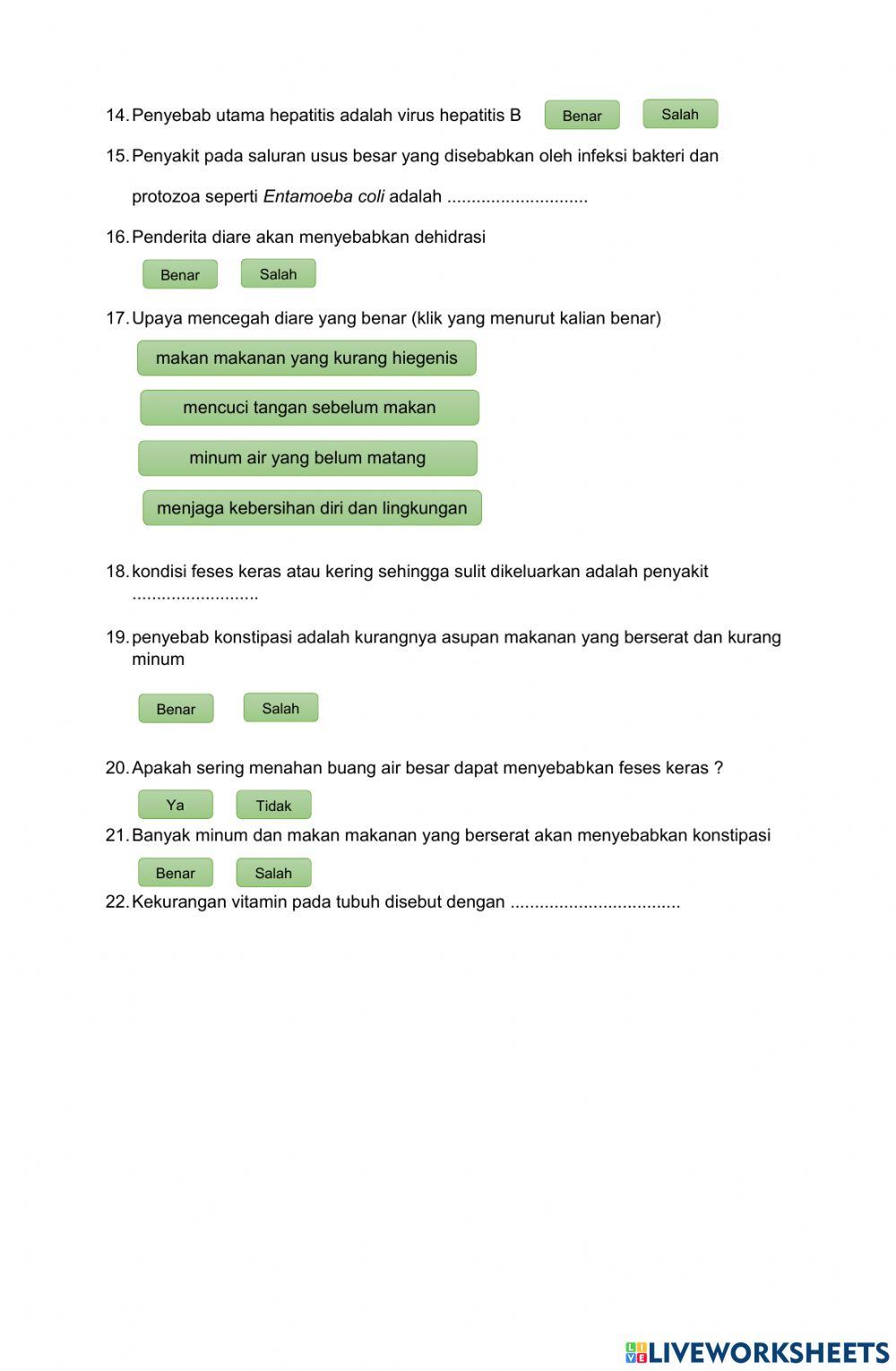 LKPD Penyakit Pencernaan