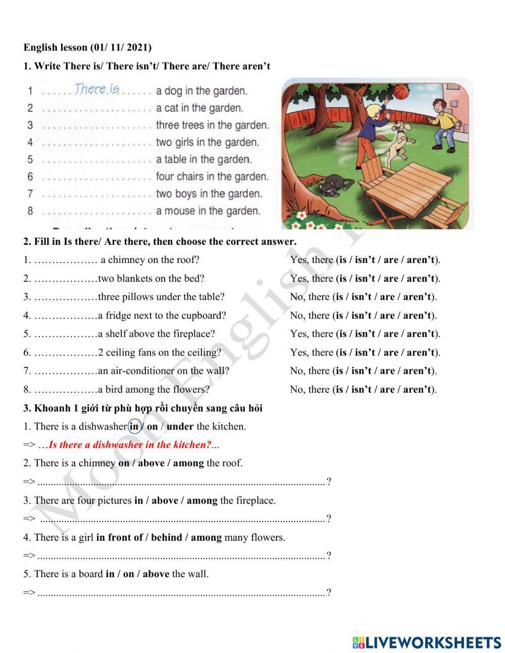 Group 3 - Is there- Are there