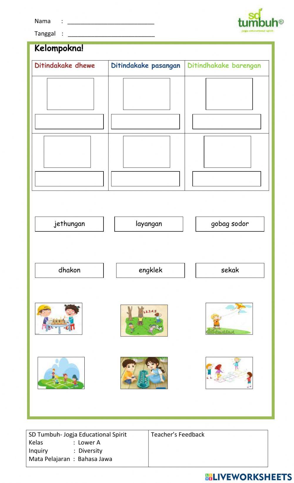 Bahasa Jawa-Evaluasi Dolanan Tradisional-Essay