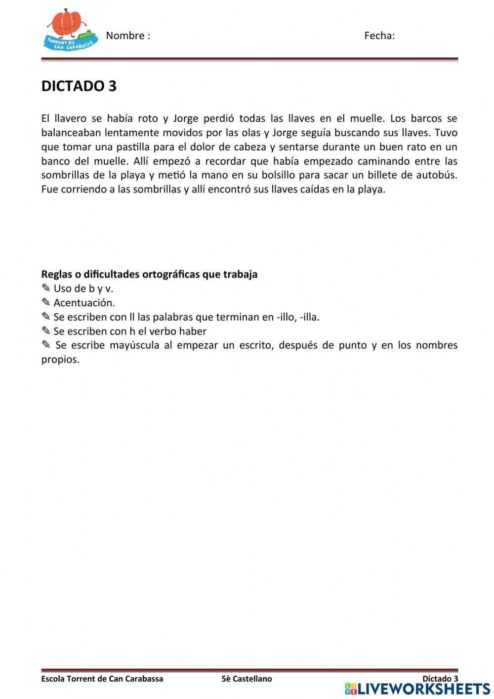 03 Dictado 5o