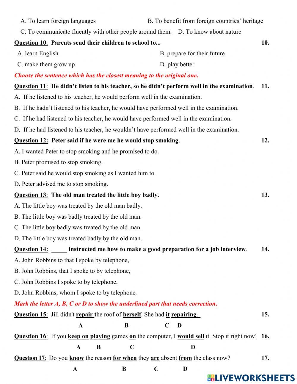 G12 Review Mid-1st term 3