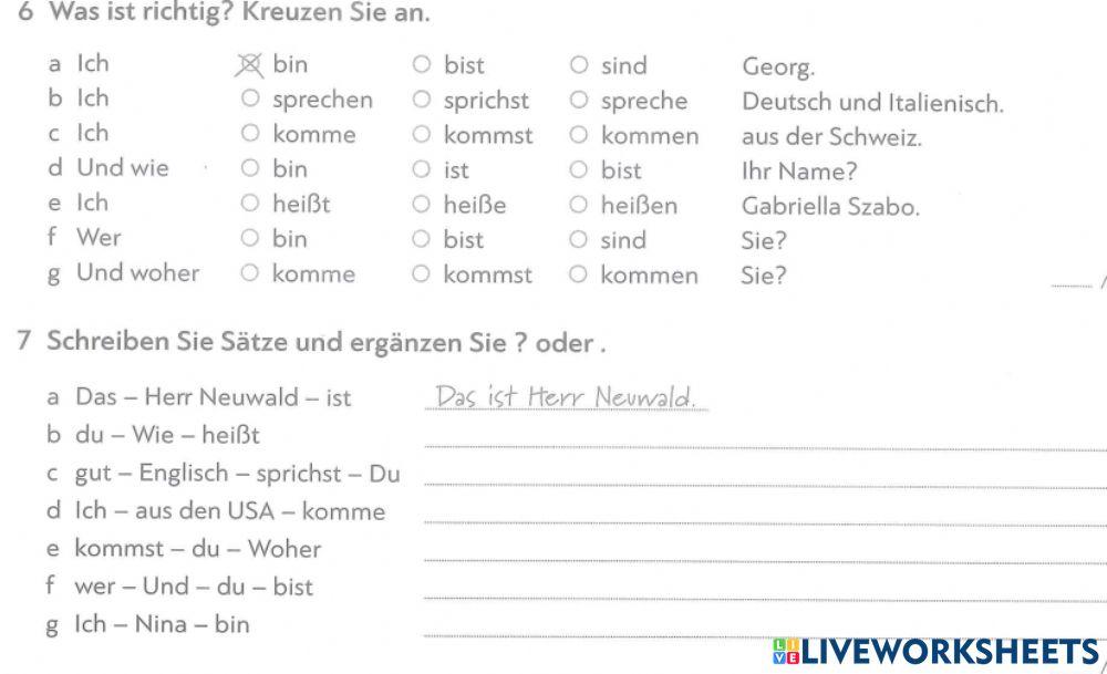 Lek 1 Schritte Plus Test 2