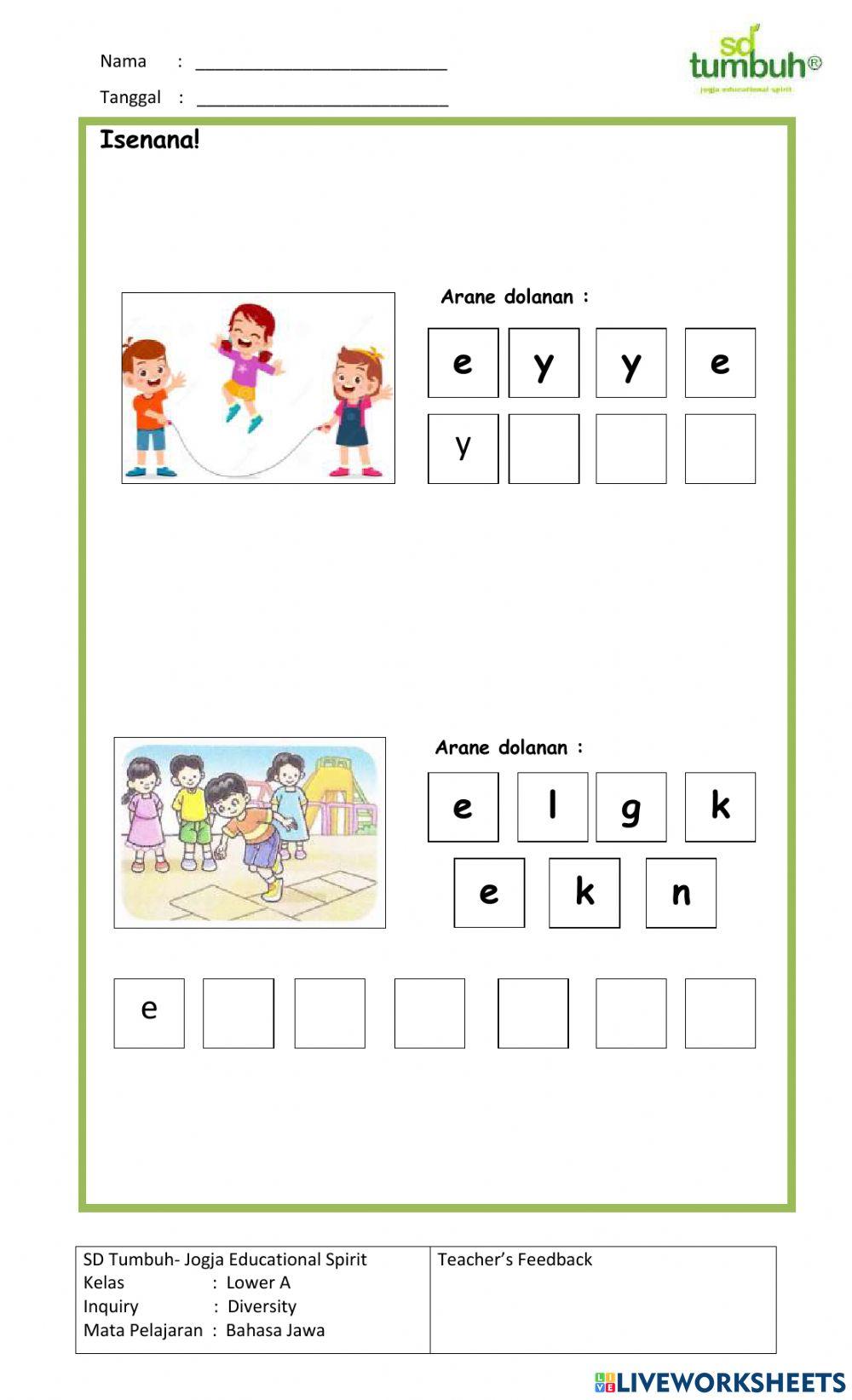 Bahasa Jawa-Evaluasi Bahasa Jawa-Pasangkan