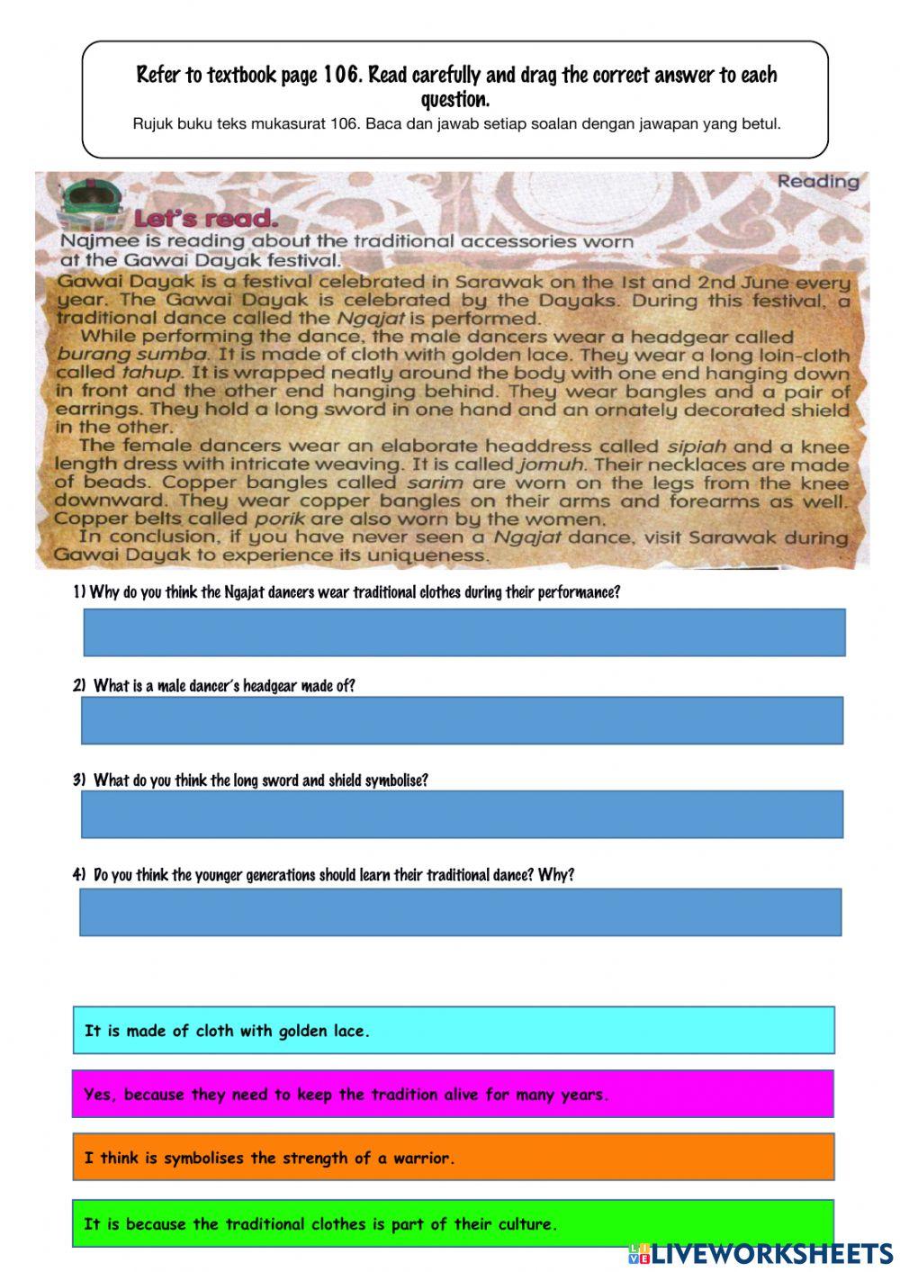 Year 6 Kssr textbook page 106