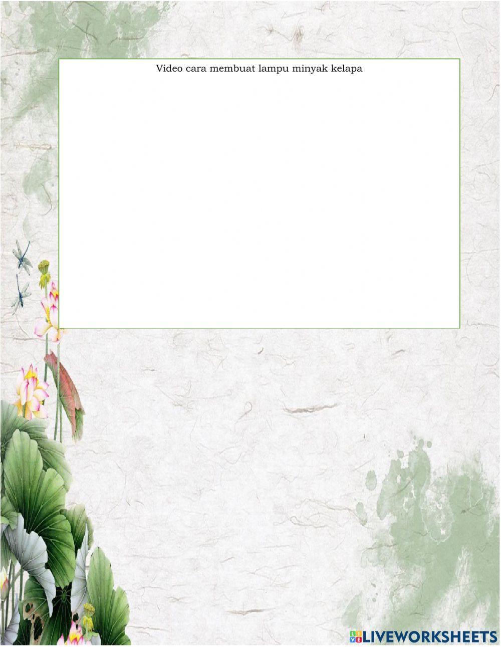 LKPD Tema 4 Subtema 3 Pembelajaran 3