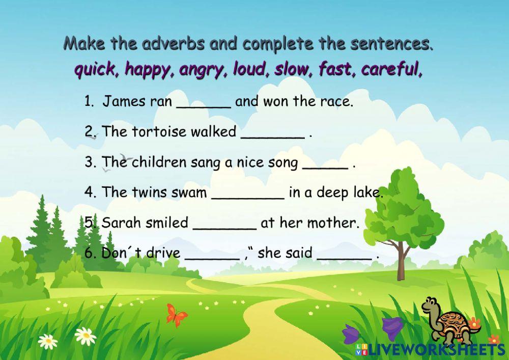 Adjective and adverb