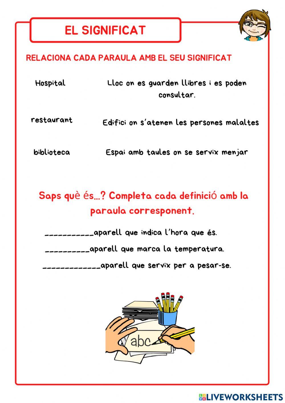 El significat de les paraules