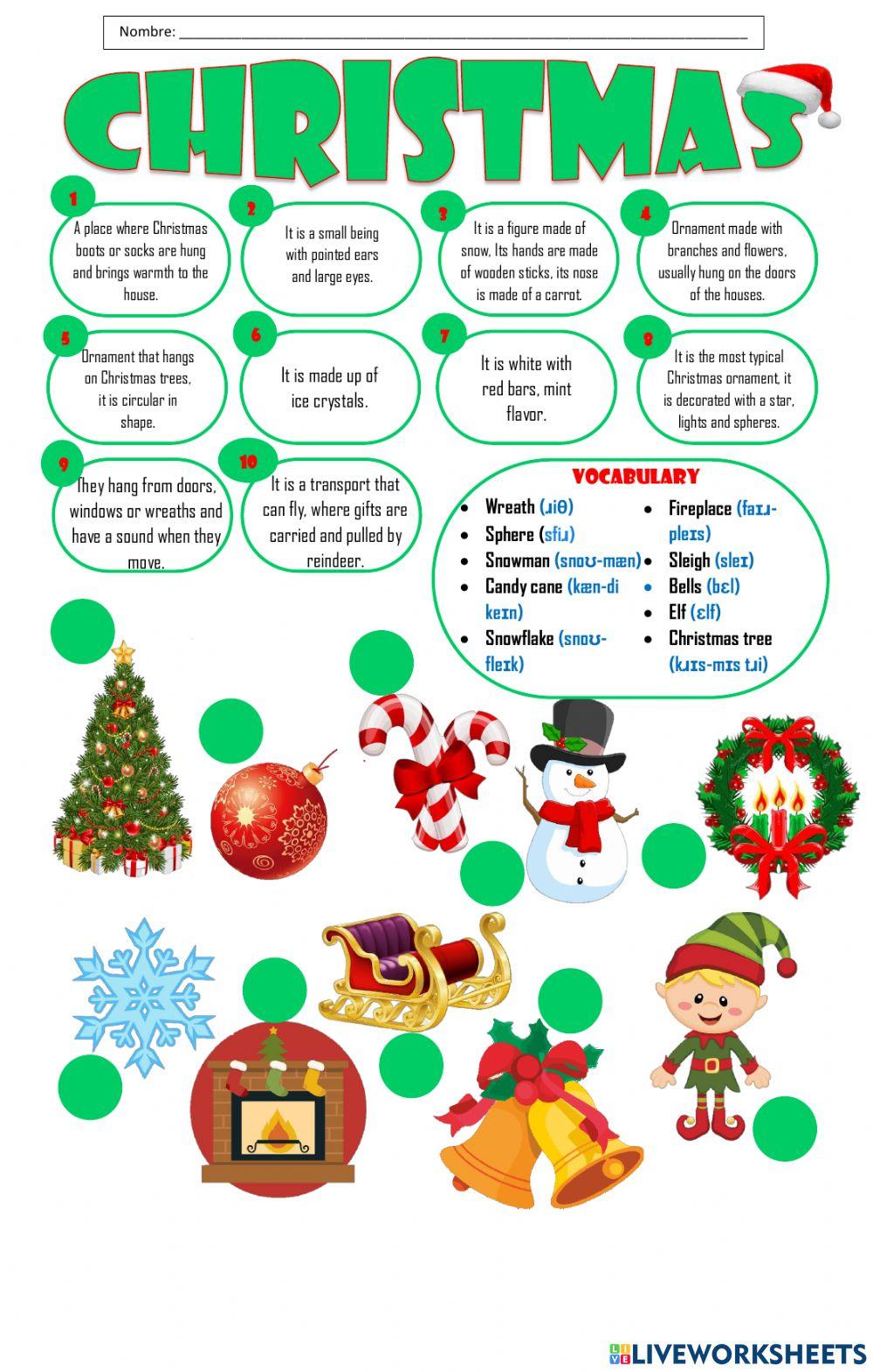 Vocabulary of Christmas