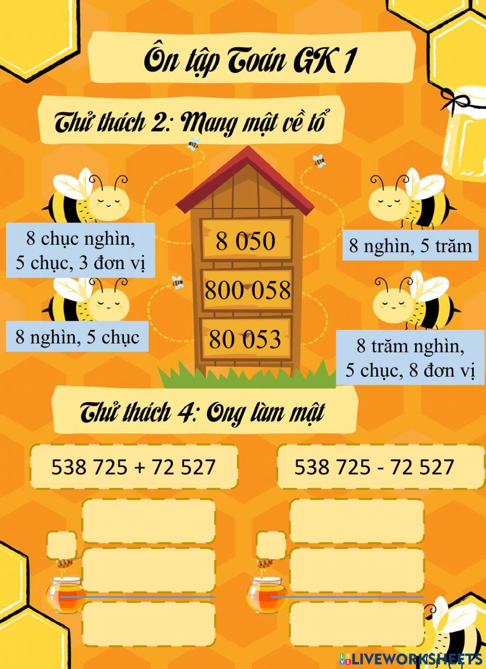 Ôn tập Toán giữa kì 1