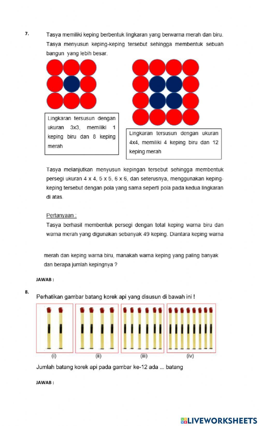 AKM Numerasi paket B (1-10)