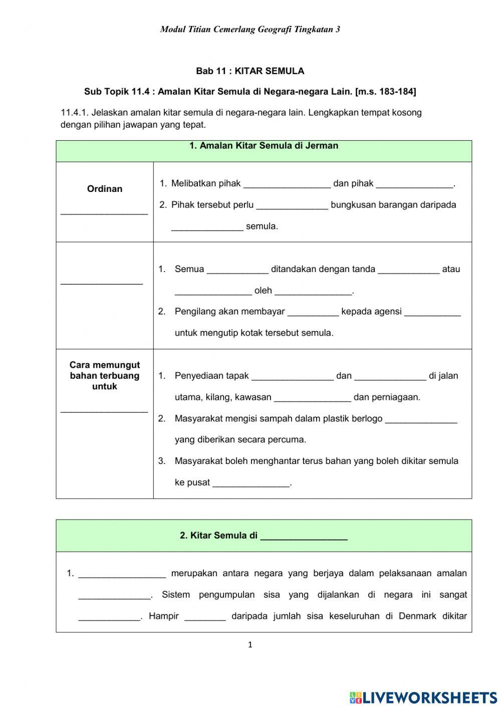 Geografi T3 Bab 11 (11.4) Geografi T3 Bab 11 (11.4)