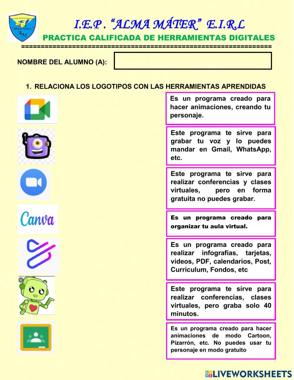 Herramientas digitales