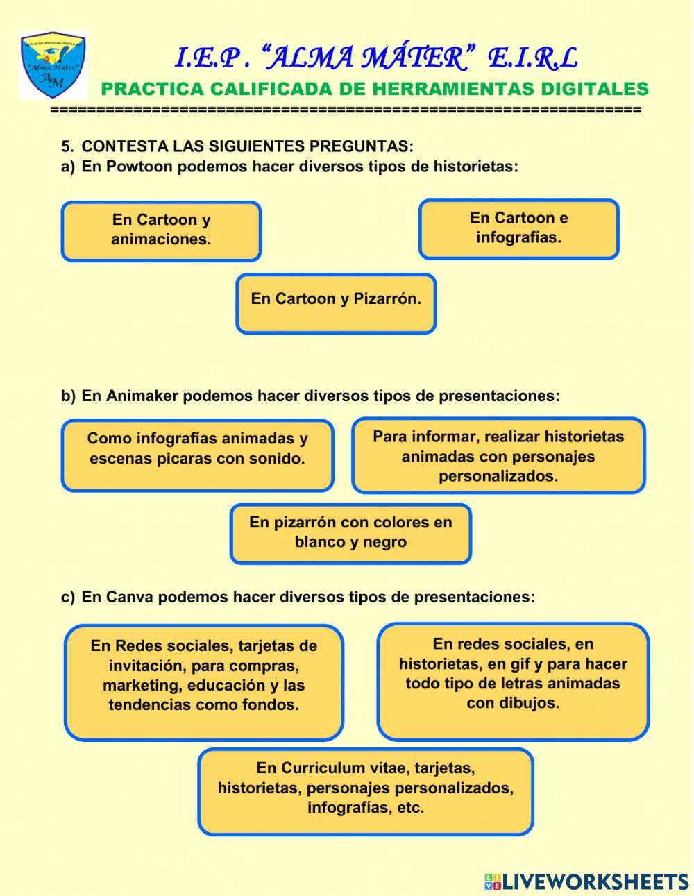 Herramientas digitales