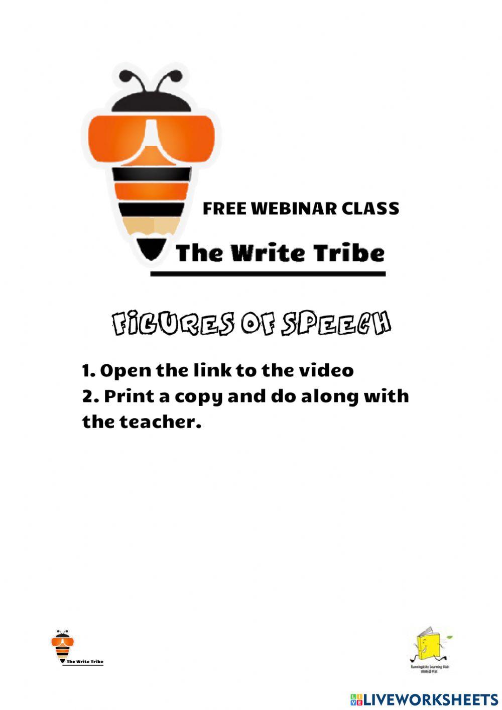 Webinar class 1 - figures of speech