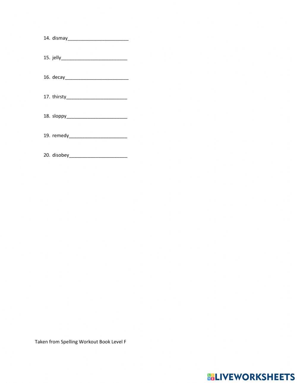 Adding Suffixes and Endings to Words Ending in Y