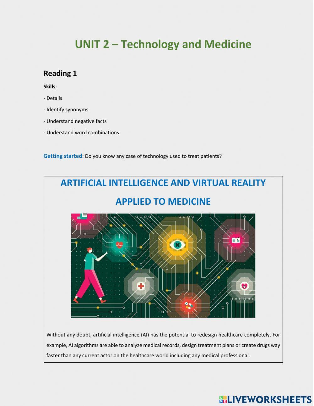 Technology and Medicine