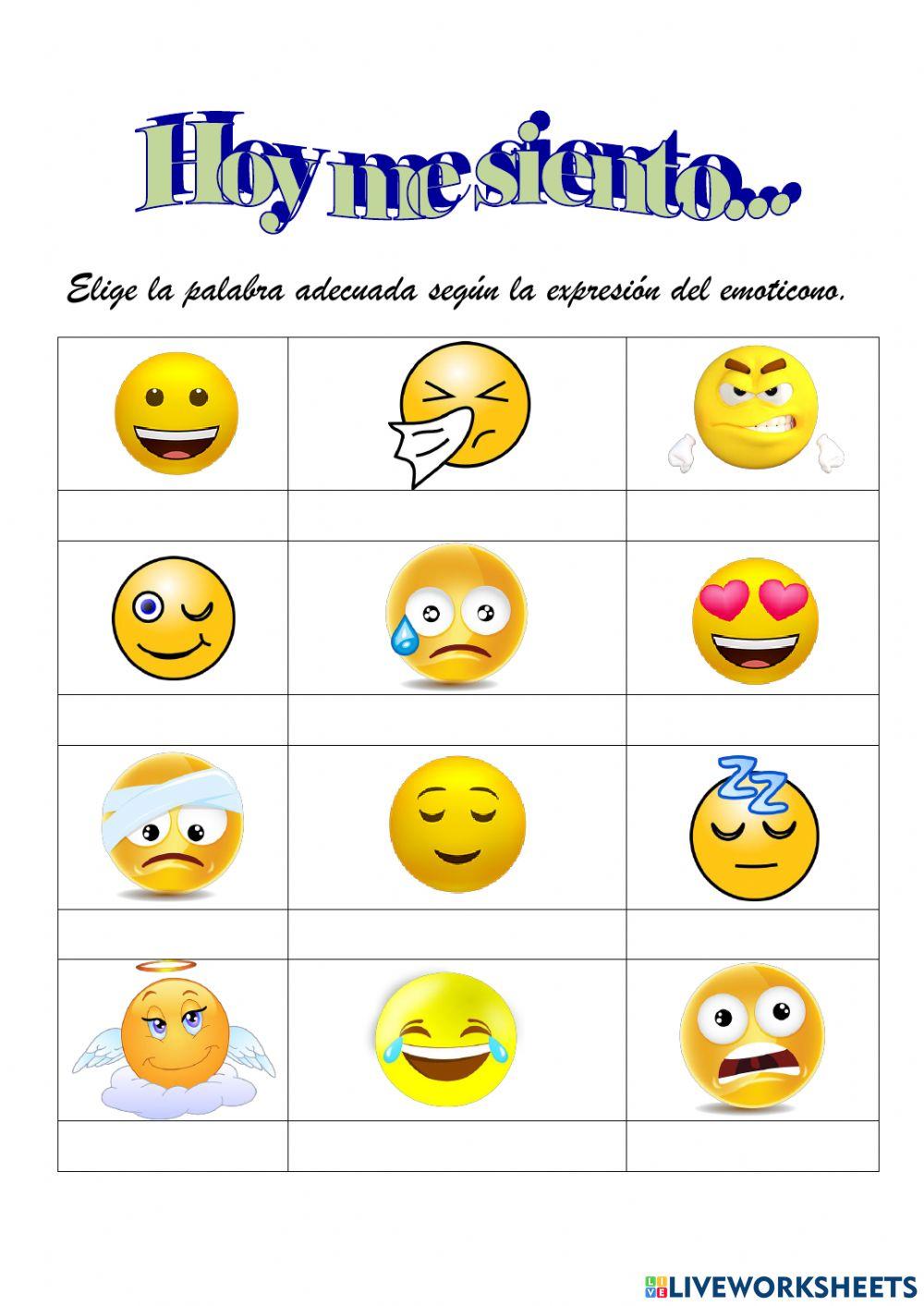 Emoticonos y Sentimientos