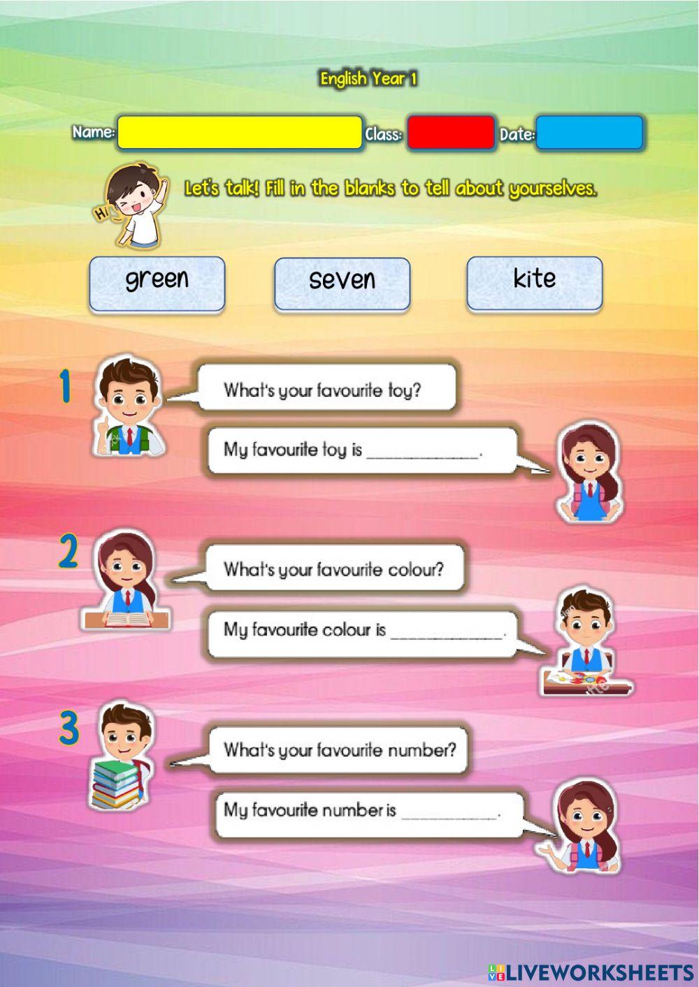 Year 1 English - Let's Play 2