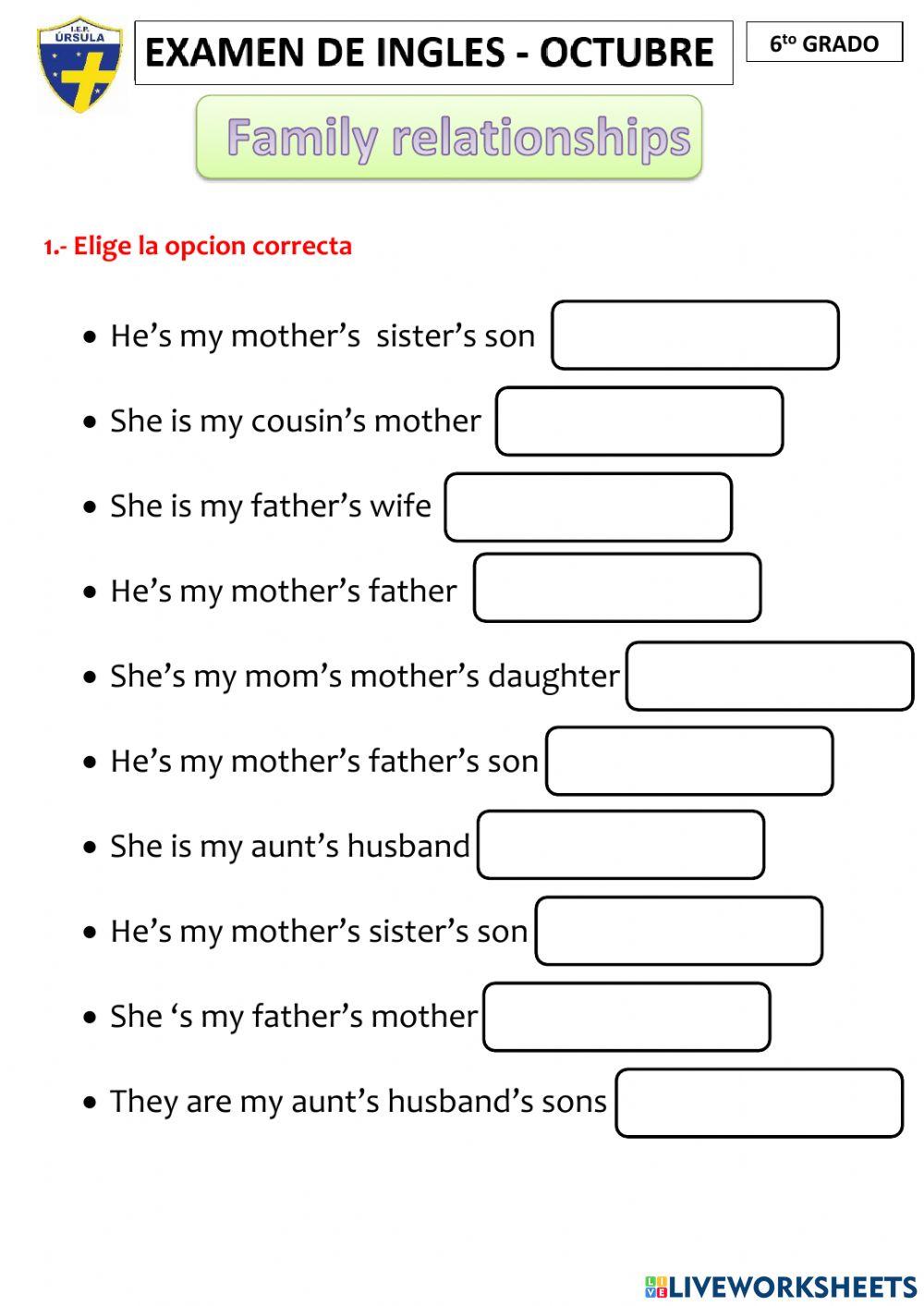 6 evaluacion OCTUBRE