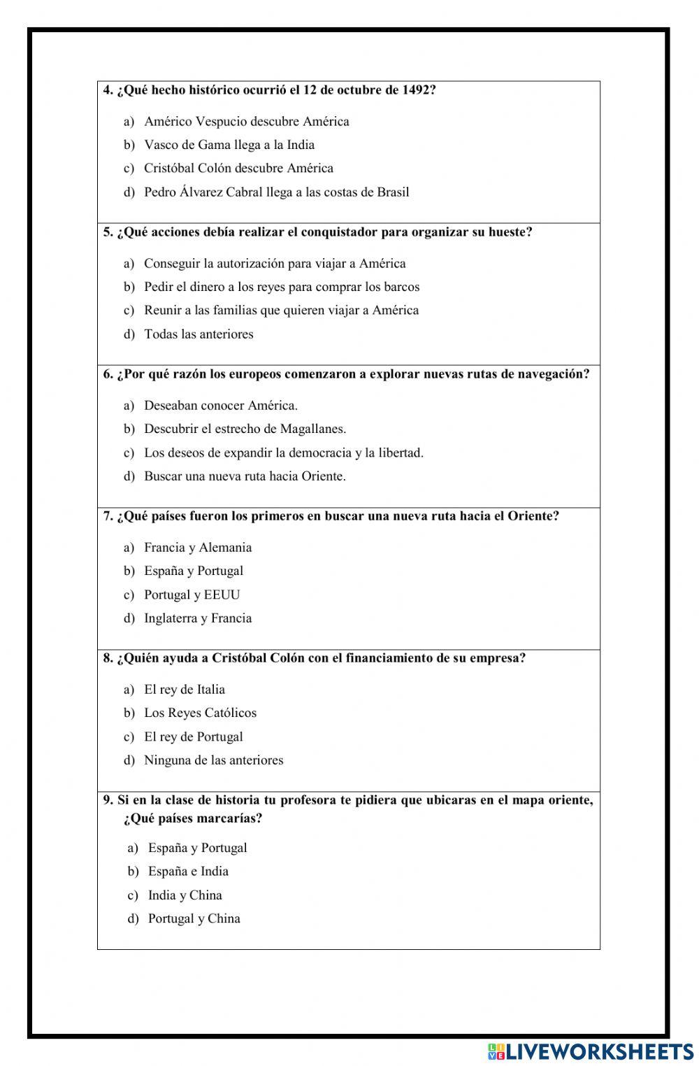 Descubrimiento y conquista