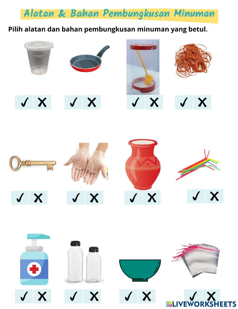 Alatan & Bahan Pembungkusan Minuman