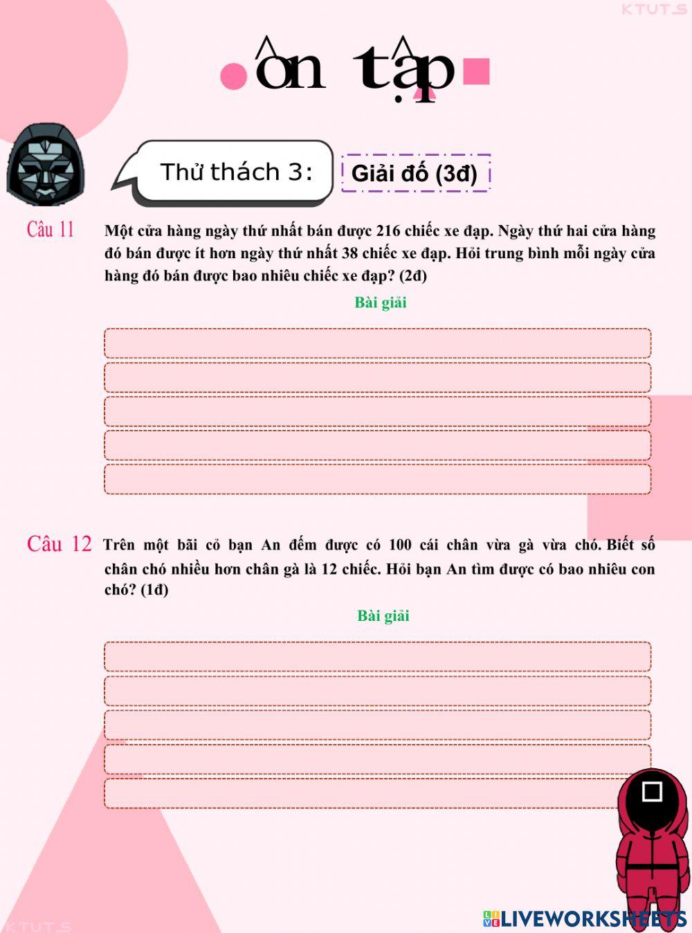 Ôn Tập giữa kì 1