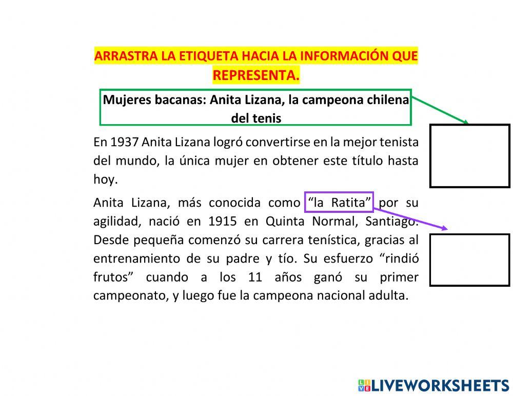 Estrategia Informativo Anita Lizana