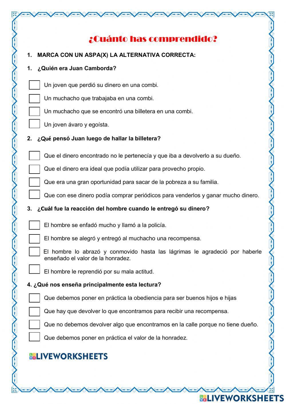 El valor de la honradez