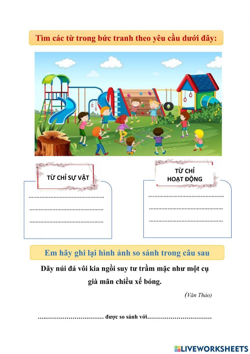 Bài tập chính tả - ltvc tuần 10