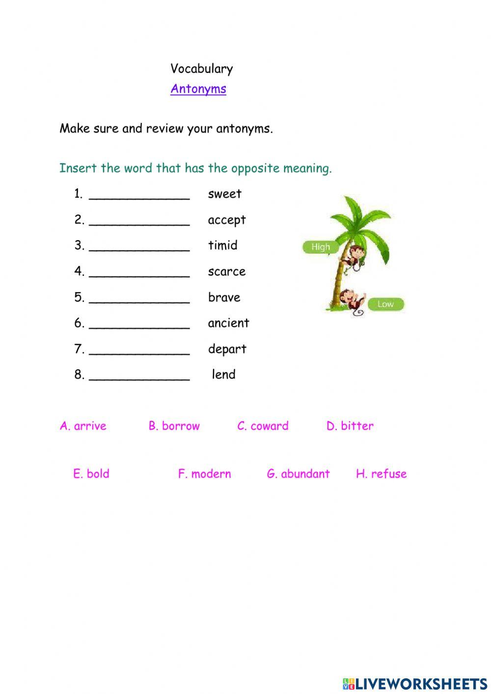 Antonyms