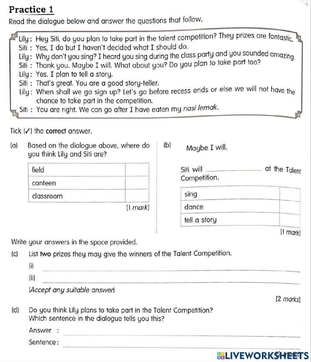 Comprehension Passage