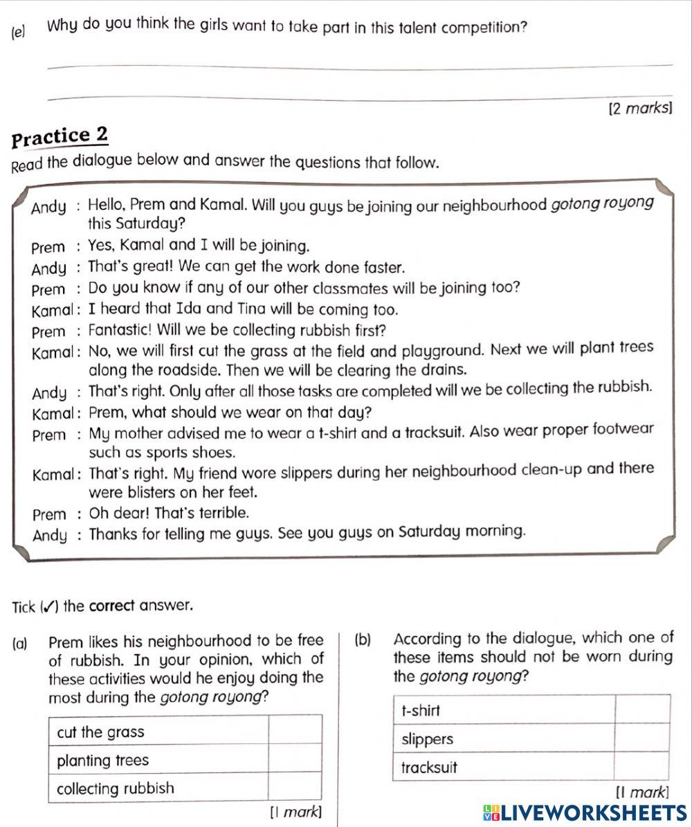 Comprehension Passage
