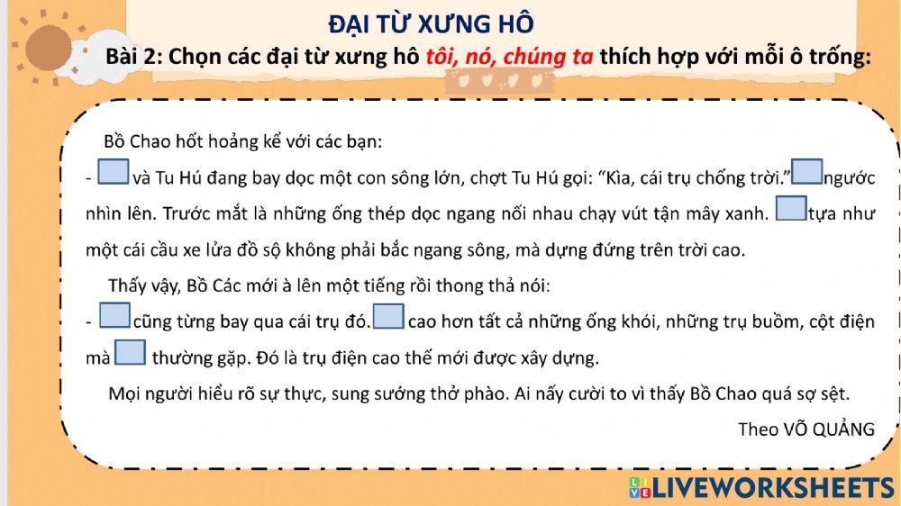 Đại từ xưng hô