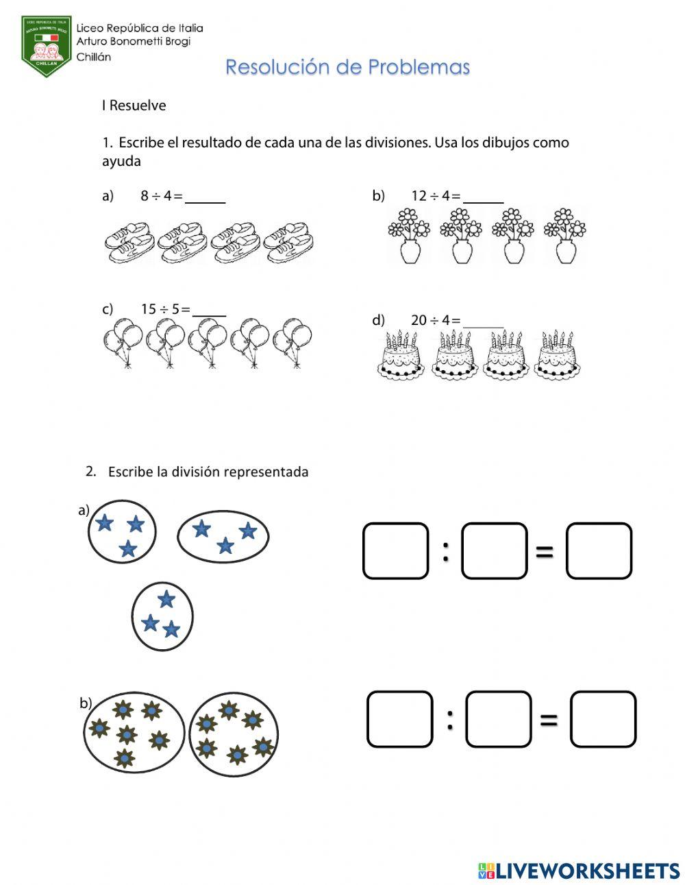Guia iniciando la división