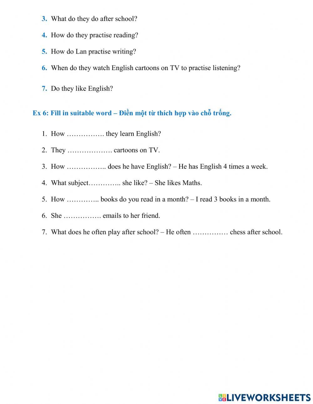 How do you learn English